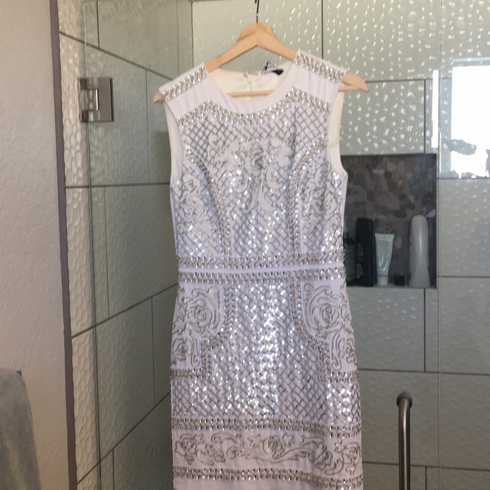 Bebe bejeweled dress